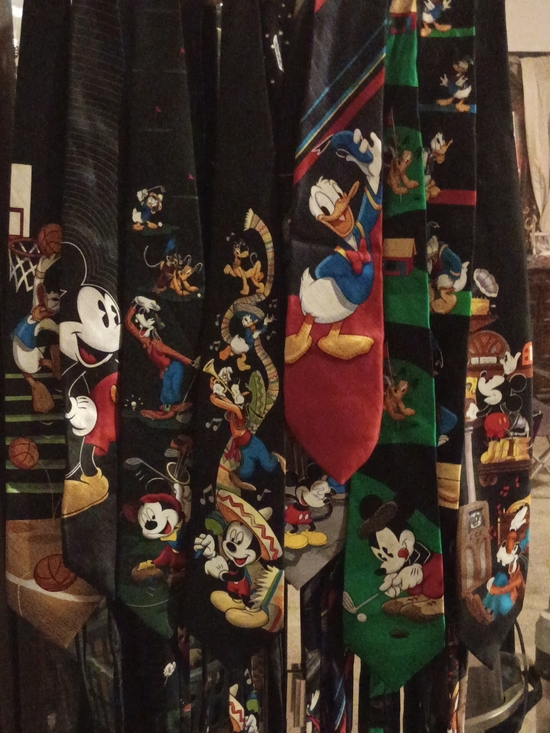 Mikey Unlimited Disney Other - Disney Men's Black Novelty Ties! Lot Of 10
